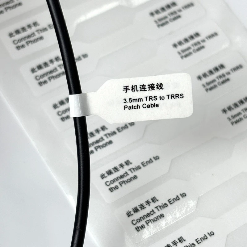 High-tack Cable Labels factory